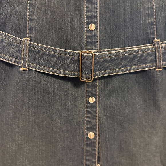 EUC 60’s Style Mod Denim pencil dress - Picture 5 of 6